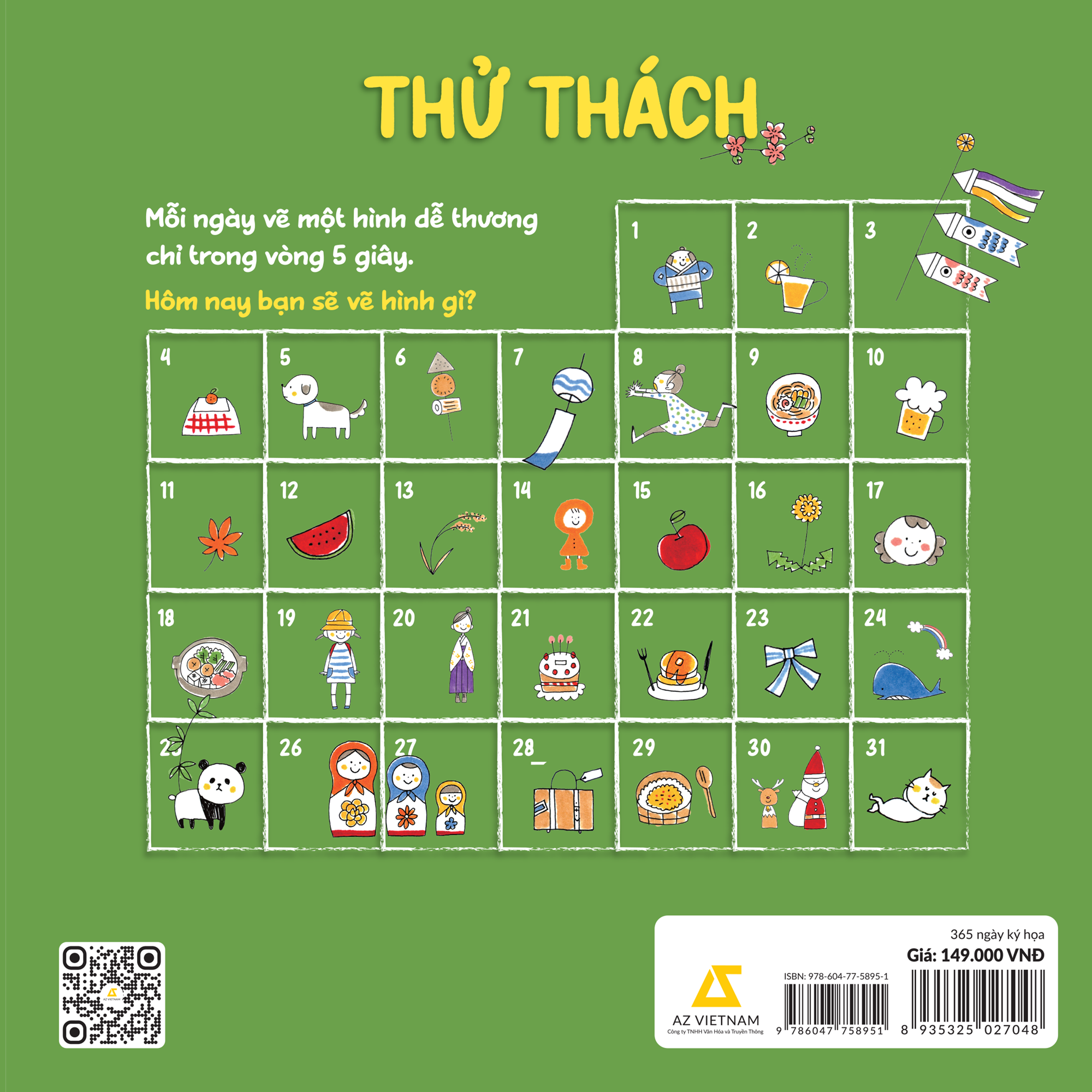 365 Ngày Ký Họa 5 Giây Vẽ Tất Tần Tật Mọi Thứ Trên Đời