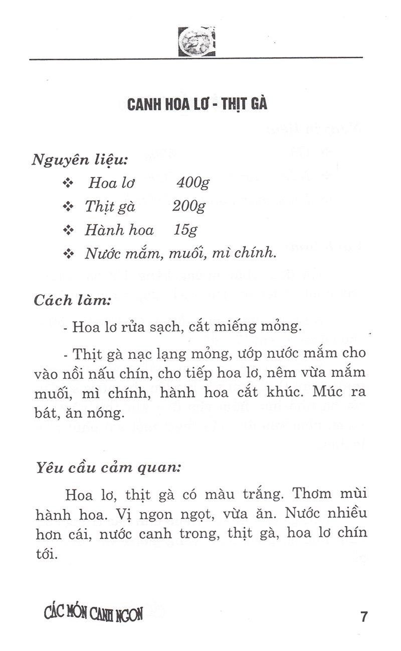 Các Món Canh Ngon (Tái Bản)