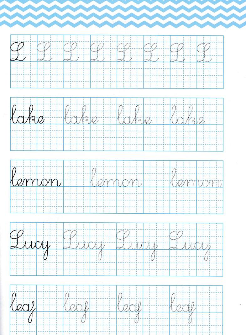 English Handwriting - Vở Tập Viết Tiếng Anh Lớp 1 Tập 2