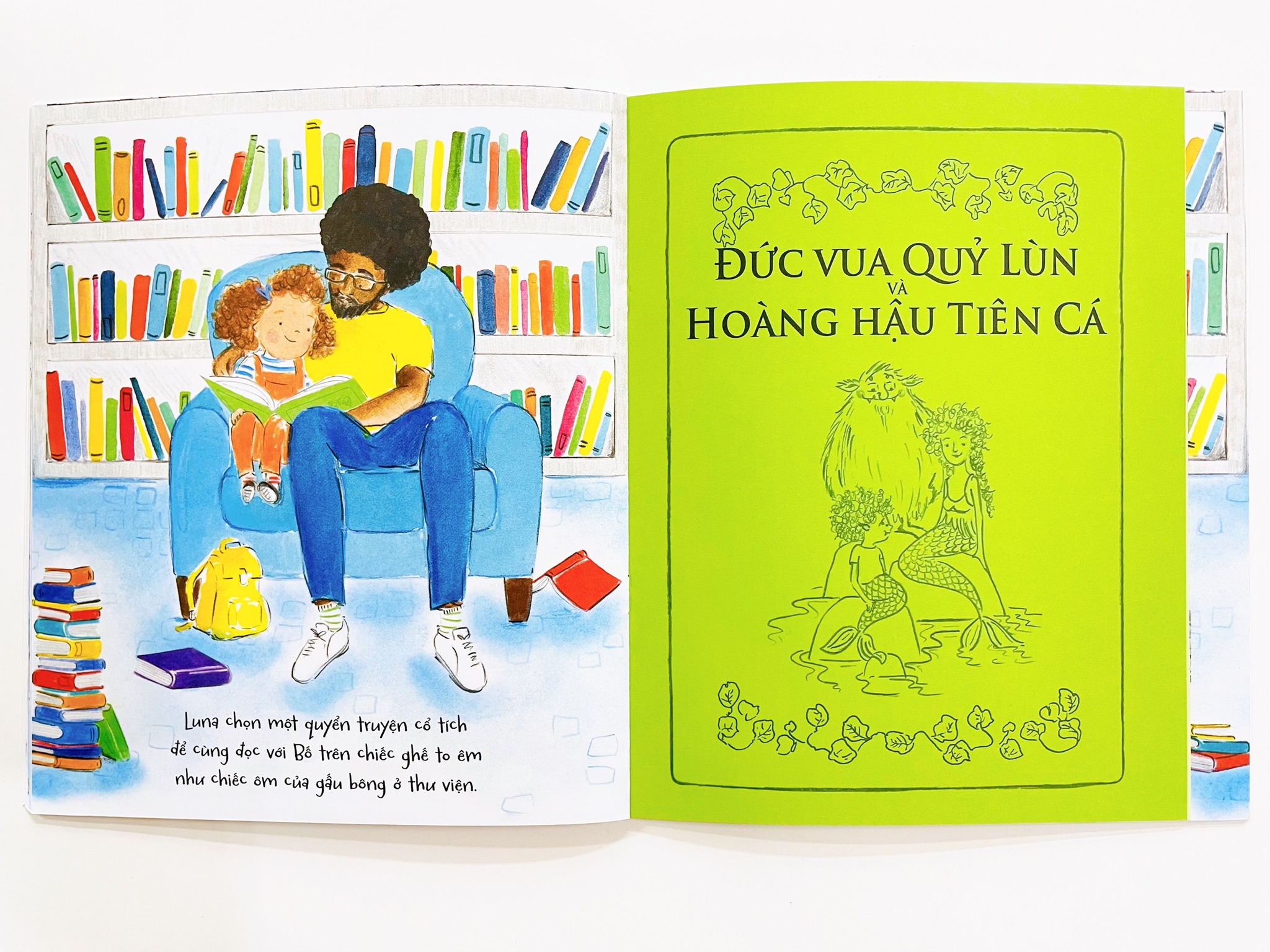 Sách cho bé - Luna Yêu Ngày Tới Thư Viện - Sách tranh - Tác giả Joseph Coelho, Fiona Lumbers