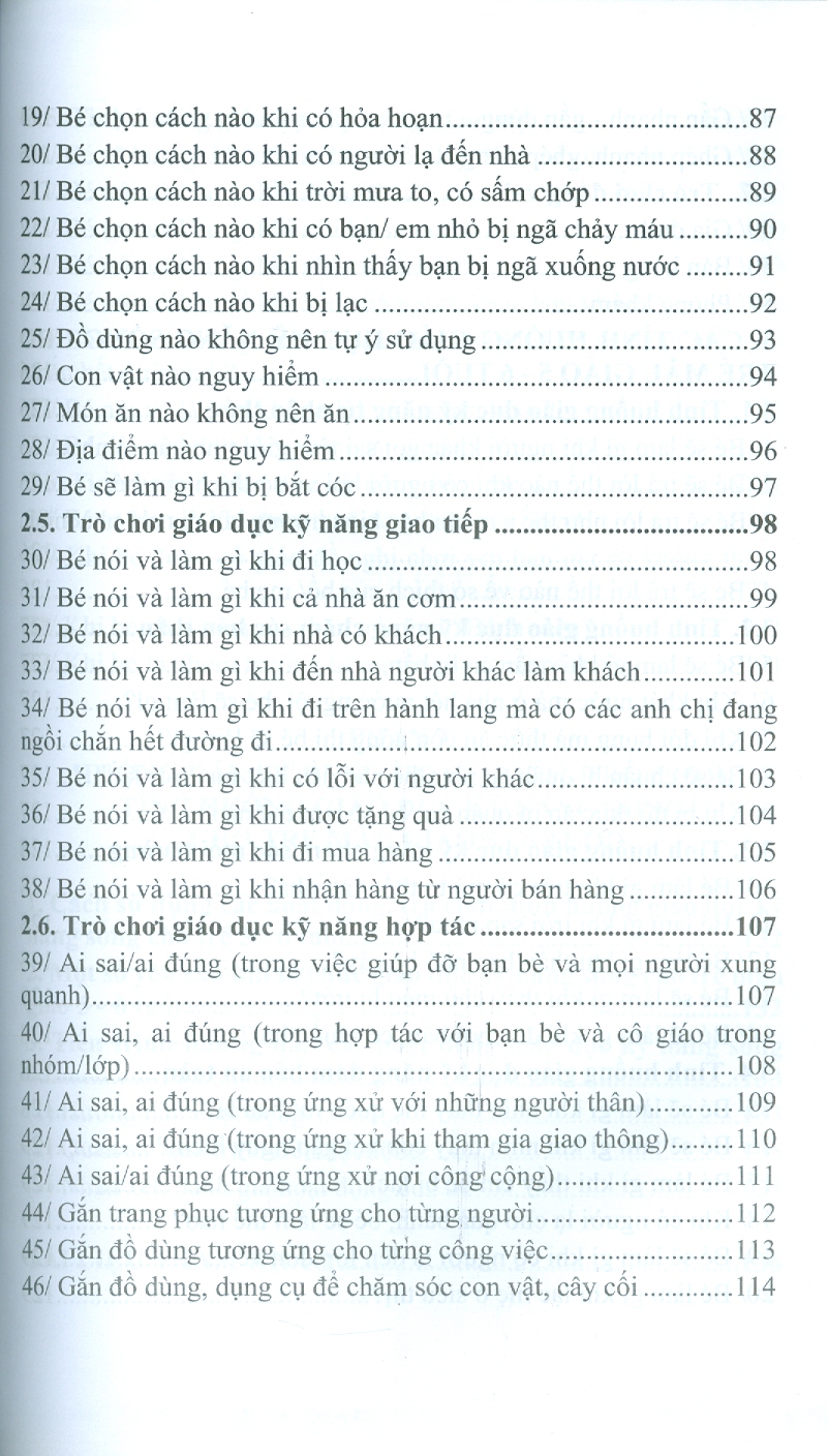 Tuyển Tập Các Hoạt Động Giáo Dục Kỹ Năng Sống Cho Trẻ Mẫu Giáo 5-6 Tuổi