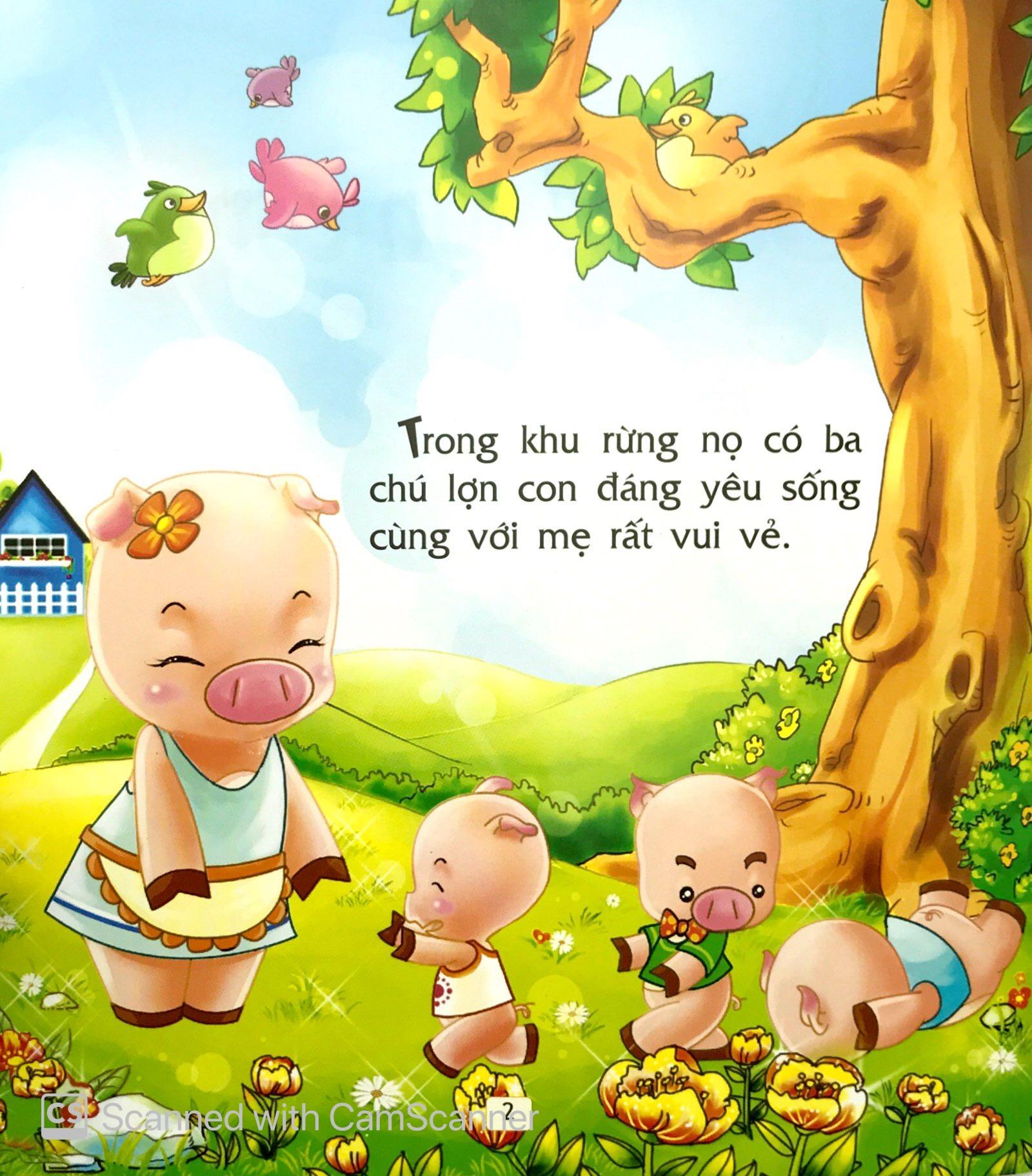 Truyện Cổ Tích Thế Giới Hay Nhất - Ba Chú Lợn Con (Tái Bản 2018)