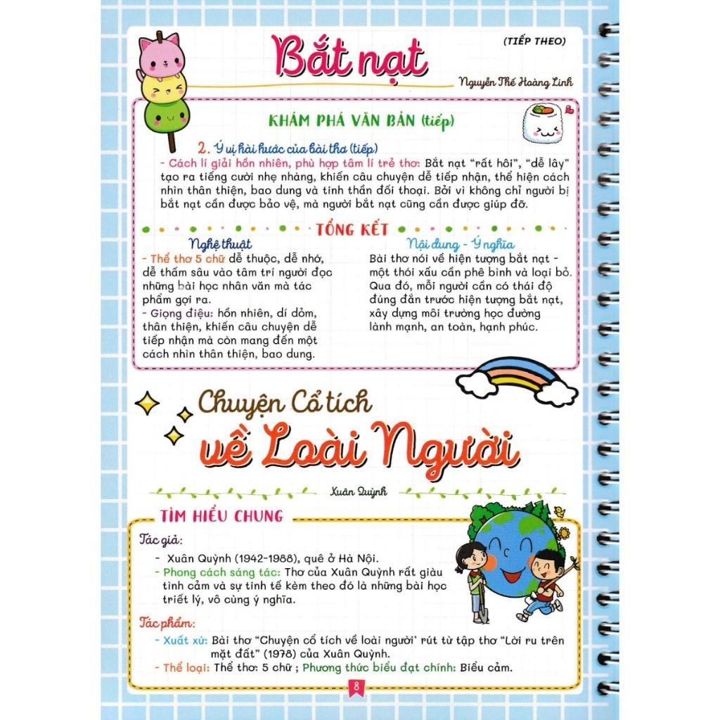 Sách - Sổ Tay Notebook Ngữ Văn 6 - Bám Sát SGK Kết Nối Tri Thức Với Cuộc Sống - Hồng Ân