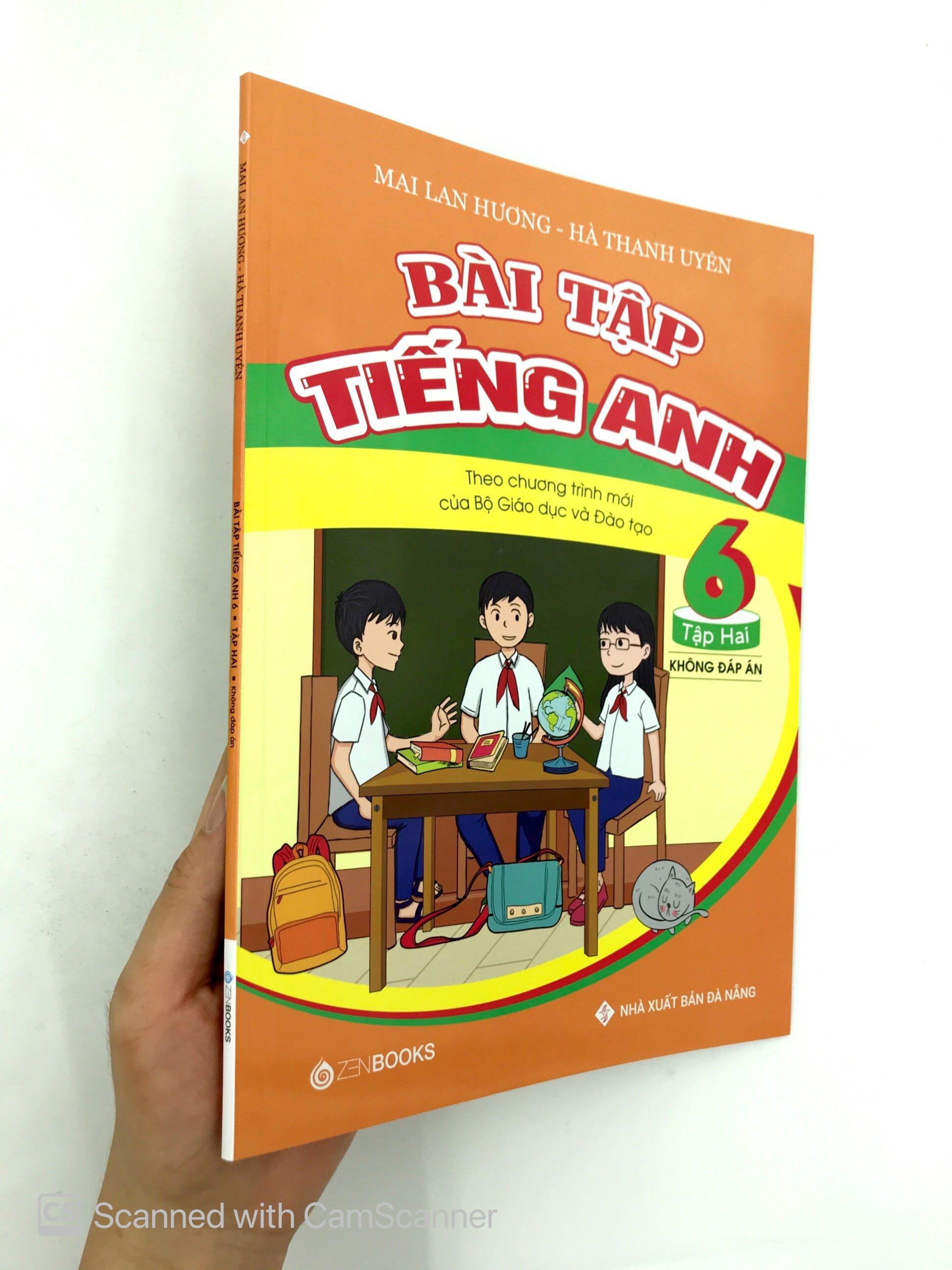 Bài Tập Tiếng Anh 6 Tập 2 (Không Đáp Án)