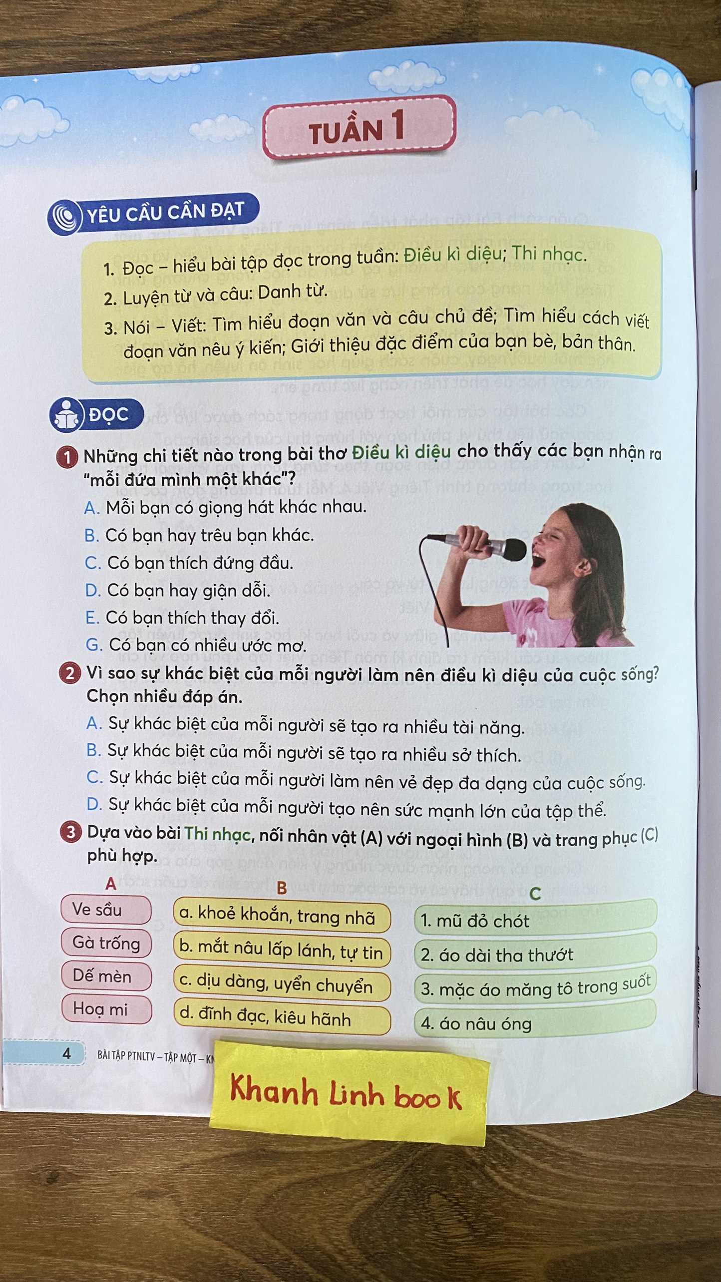 Sách - Bài tập tiếng việt phát triển năng lực 4 - tập 1 ( Kết nối )