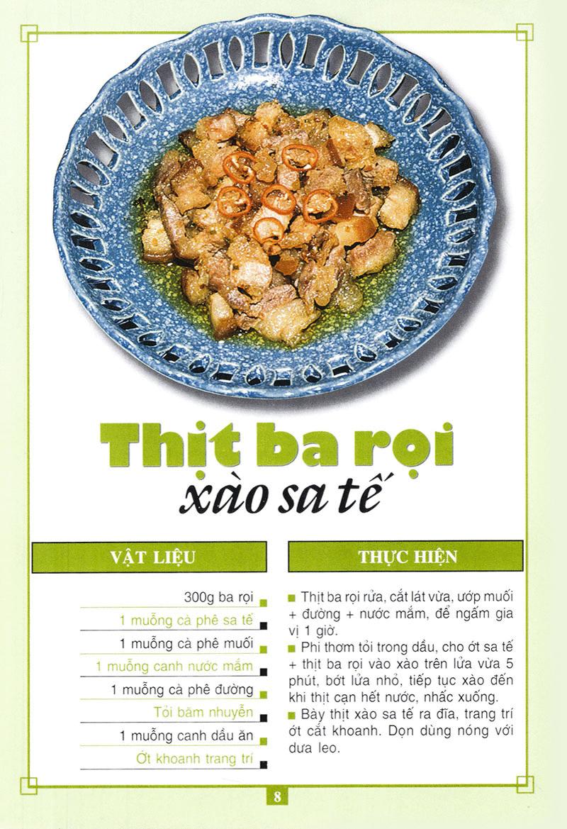 60 Món Ăn Được Ưa Thích - Món Thịt Heo