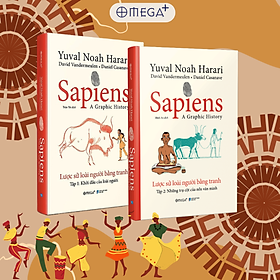Combo 2 Cuốn Sapiens: Lược Sử Loài Người Bằng Tranh - Tập 1: Khởi Đầu Của Loài Người + Tập 2: Các Trụ Cột Của Nền Văn Minh