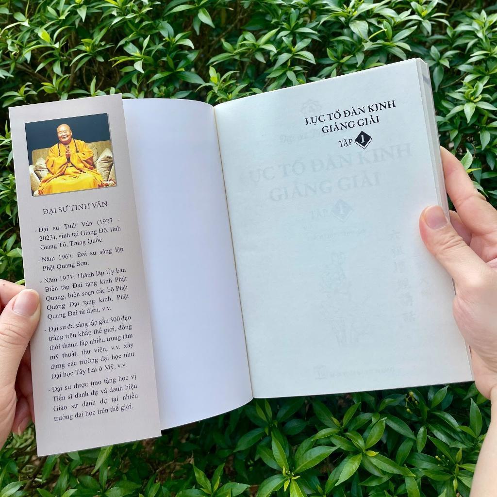 Sách - Hộp Sách Lục Tổ Đàn Kinh Giảng Giải - Đại Sư Tinh Vân - Vĩnh Nghiêm Books