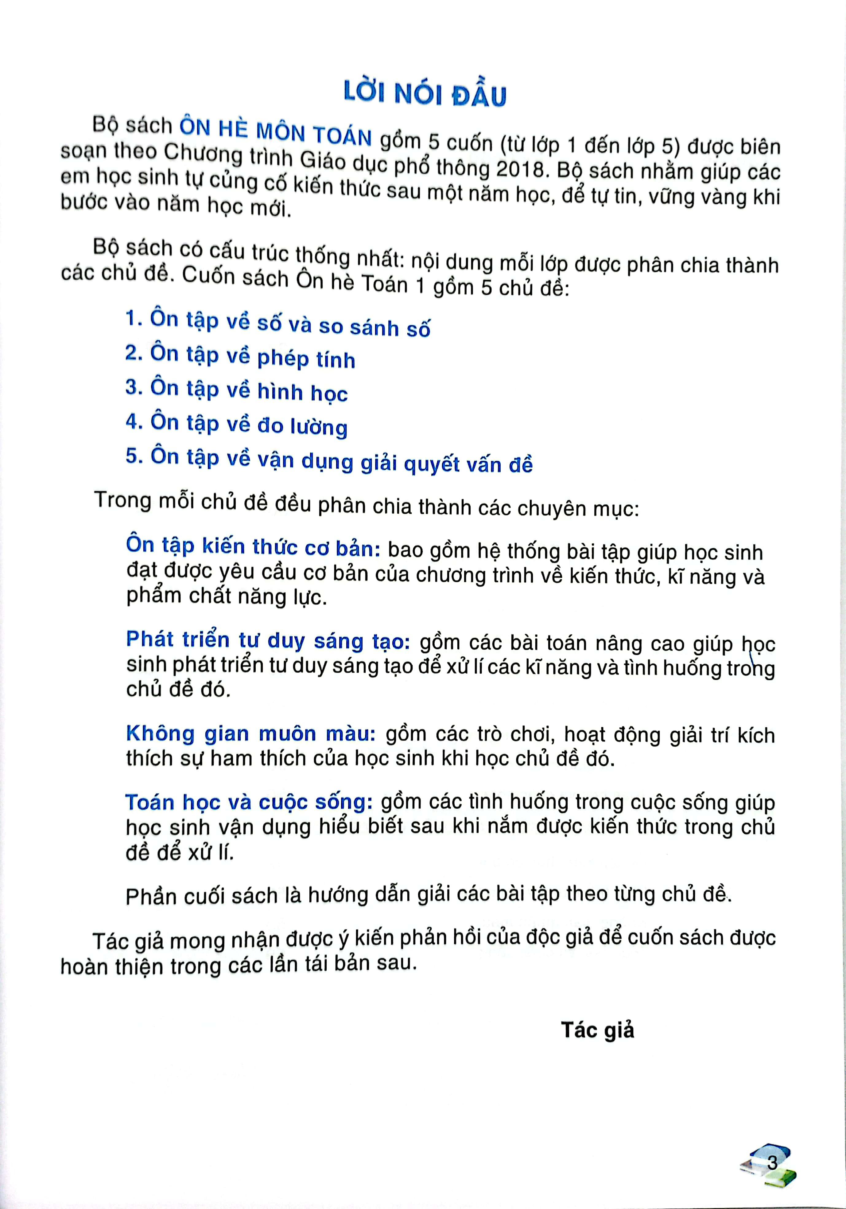 Ôn Hè Toán 1 (Biên Soạn Theo Chương Trình GDPT 2018)