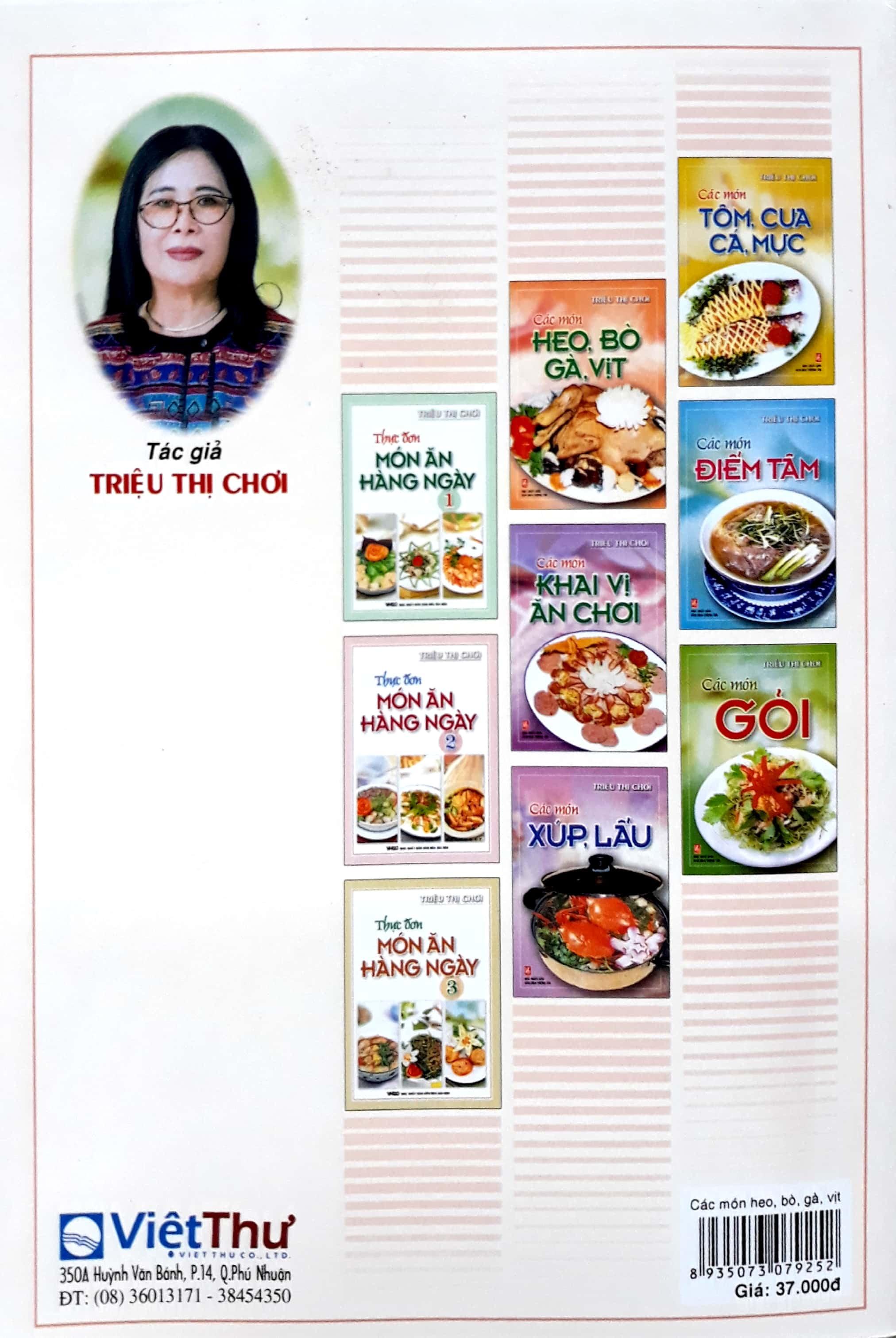 Các Món Heo, Bò, Gà, Vịt (Tái Bản)