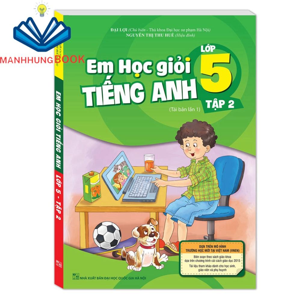 Sách - Combo Em học giỏi tiếng Anh lớp 5 (trọn bộ 2 tập)