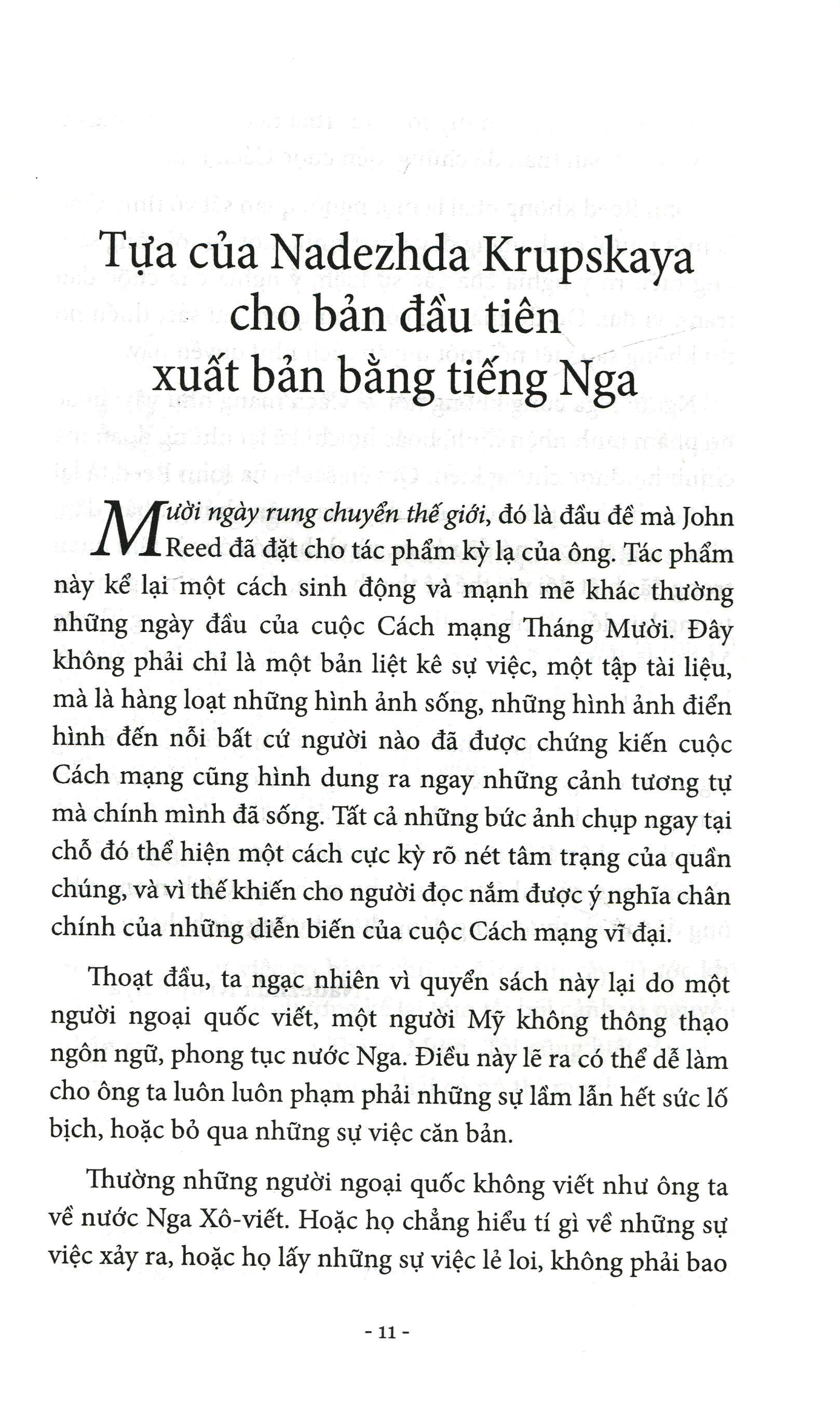 Mười Ngày Rung Chuyển Thế Giới (Tái Bản)