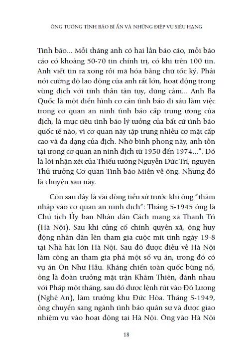 Ông Tướng Tình Báo Bí Ẩn Và Những Điệp Vụ Siêu Hạng