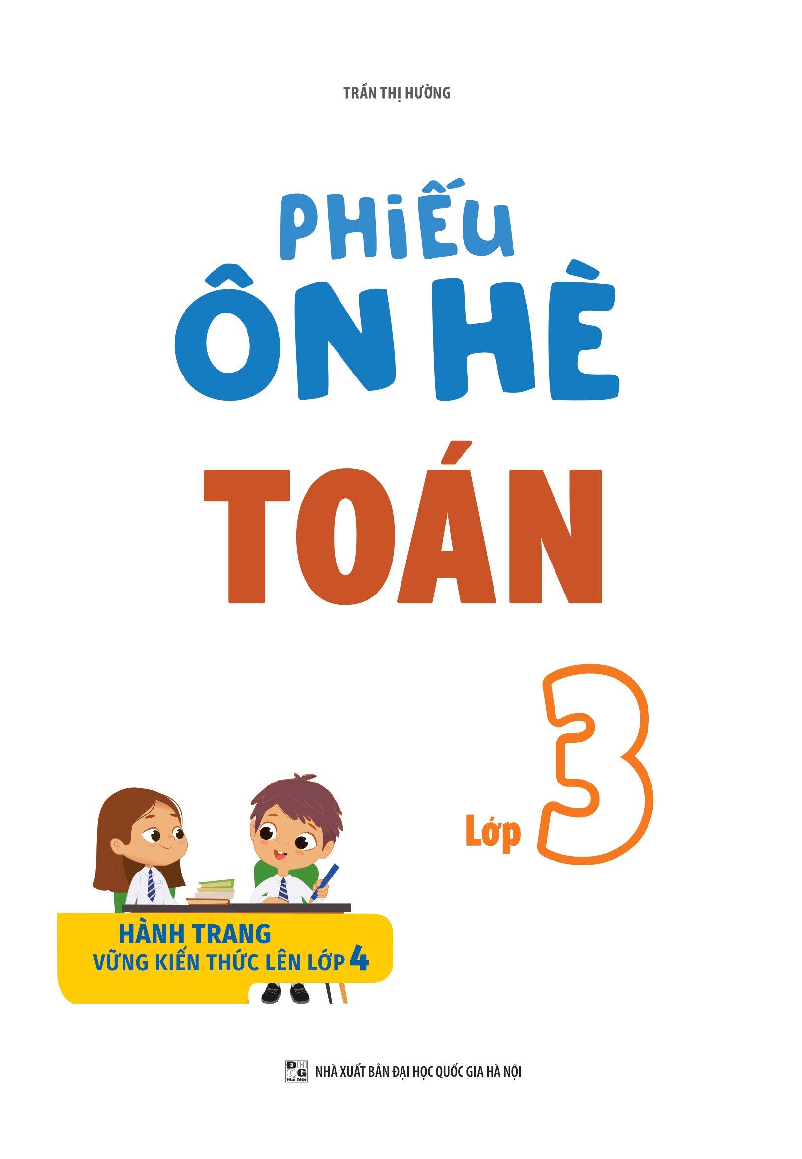 Phiếu Ôn Hè Toán Lớp 3