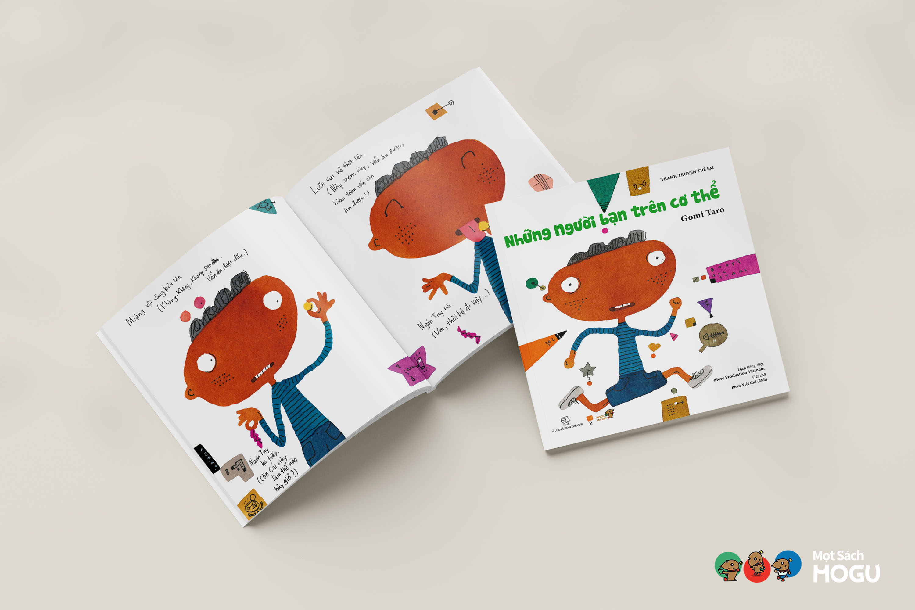 Truyện Ehon bé 3-4-5 tuổi - Những Người Bạn Trên Cơ Thể