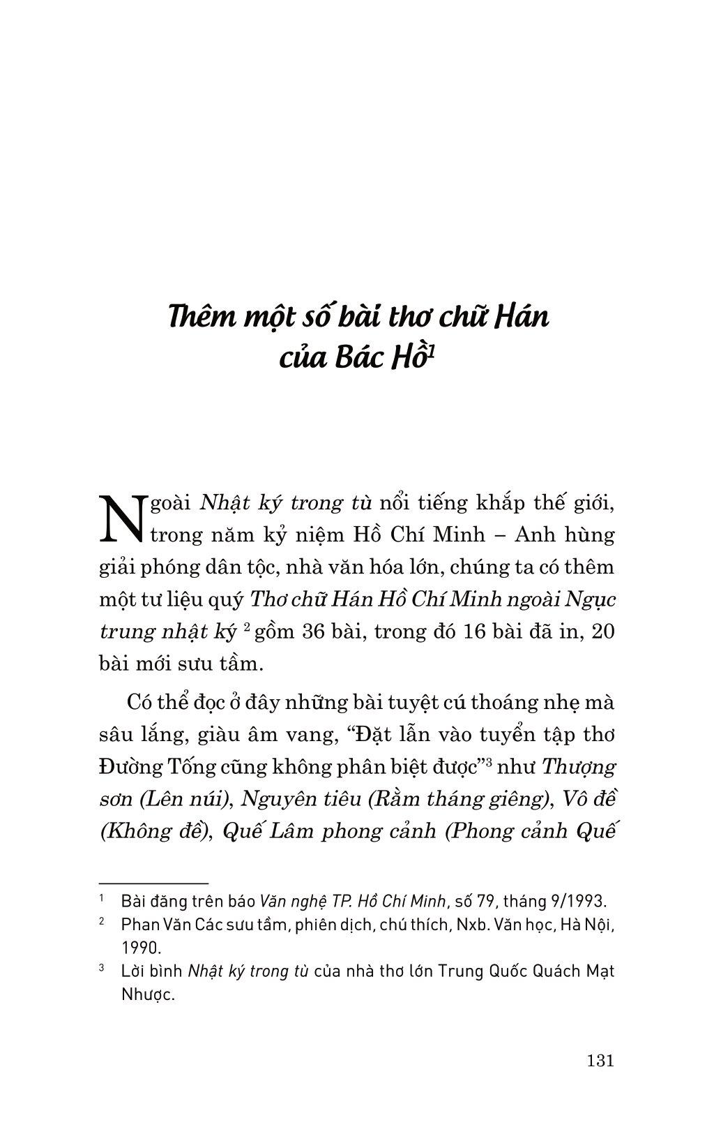 Di Sản Hồ Chí Minh - Bác Hồ Với Văn Hóa Phương Đông