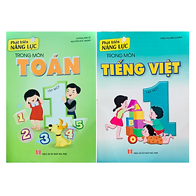 Sách - Combo phát triển năng lực trong môn Toán + Tiếng Việt 1 - tập 1