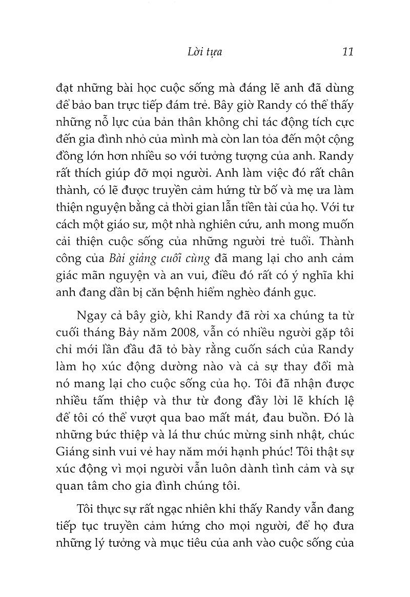 Bài Giảng Cuối Cùng