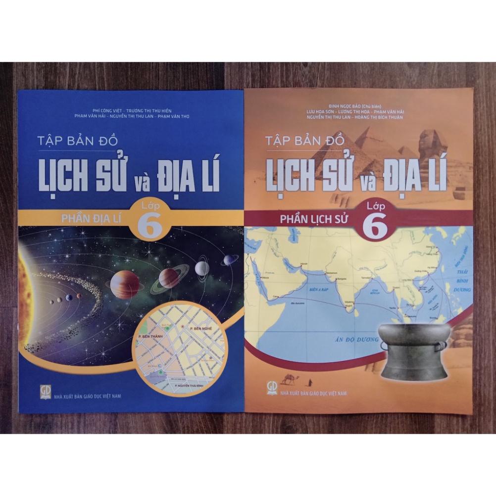 Sách - Tập bản đồ lịch sử và địa lí 6 phần lịch sử