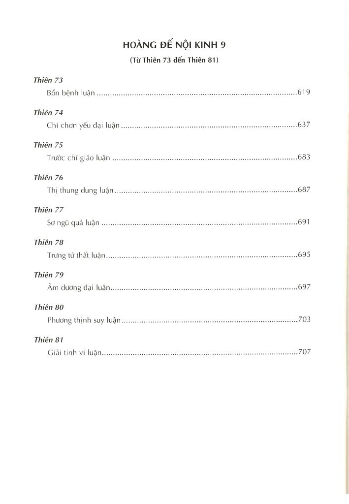 Hoàng Đế Nội Kinh Quyển 8 Và 9