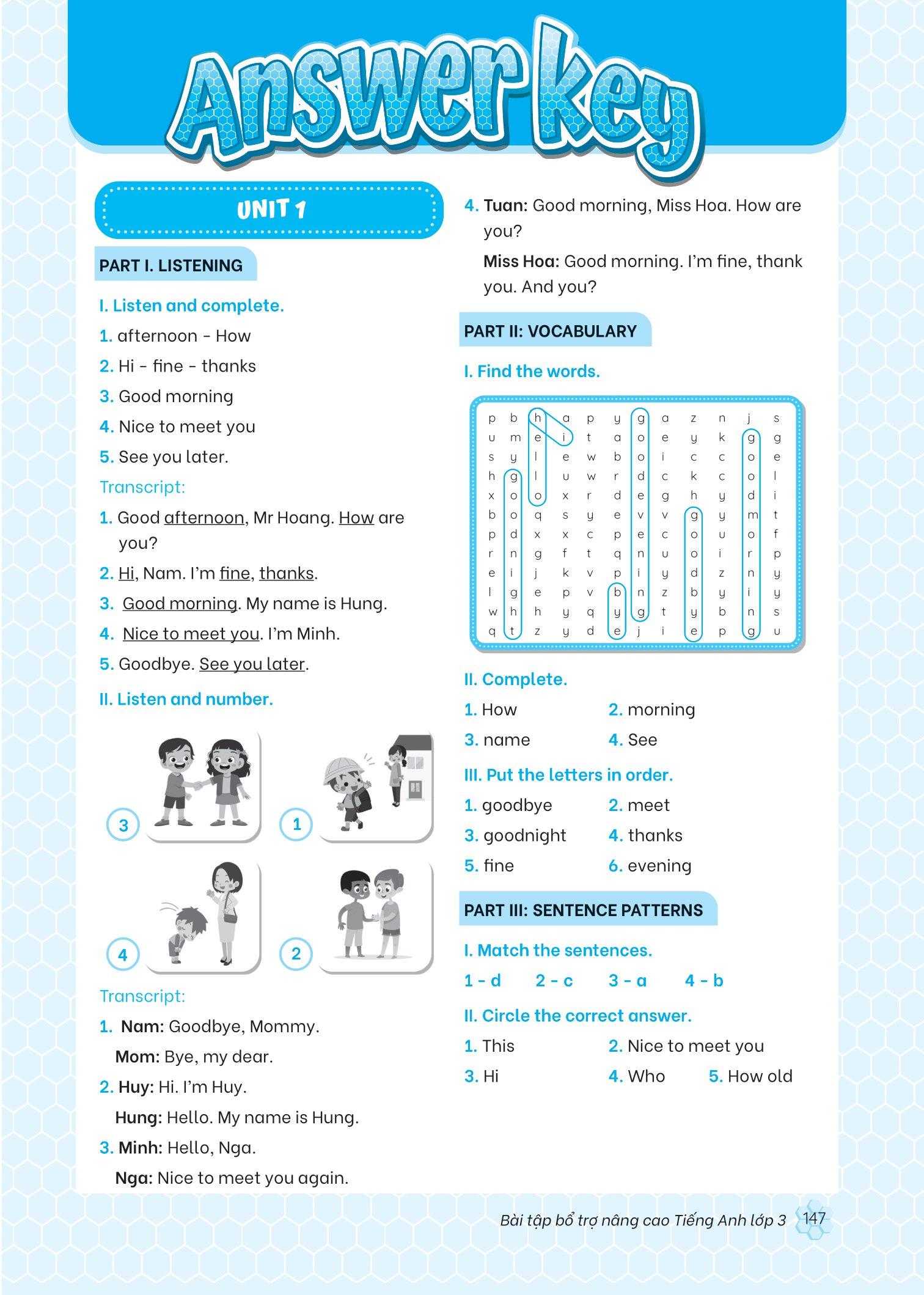 Bài Tập Bổ Trợ Nâng Cao Tiếng Anh Lớp 3