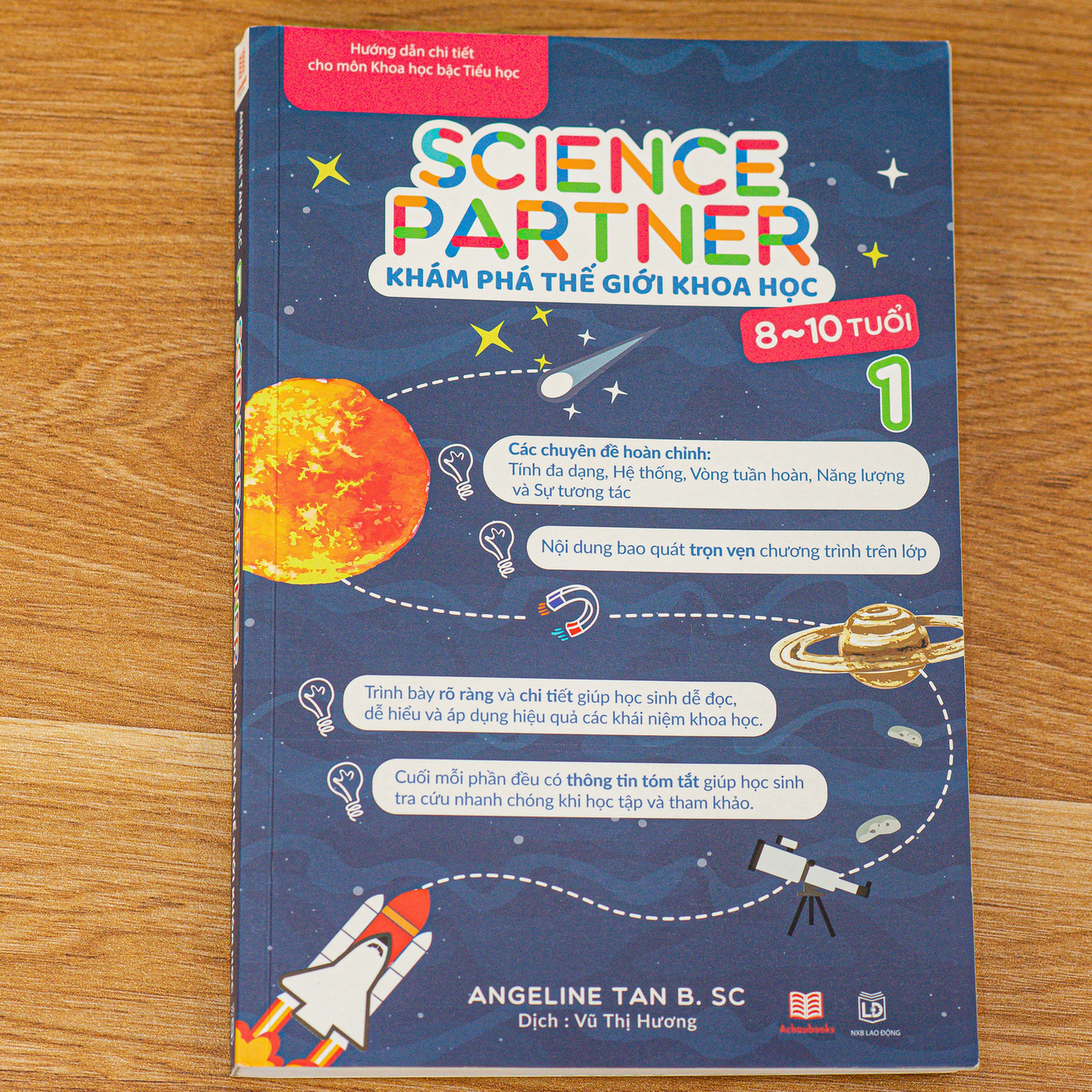 Sách khám phá thế giới khoá học 1 science partner 1 ( 8 - 10 tuổi )