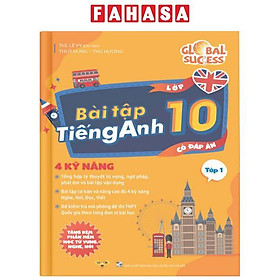 Sách - Global Success - Bài Tập Tiếng Anh 10 - Tập 1 (Có Đáp Án)