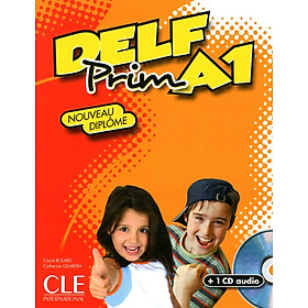 Sách học tiếng Pháp DELF PRIM A1 + LIVRET + CORRIGES + CD AUDIO