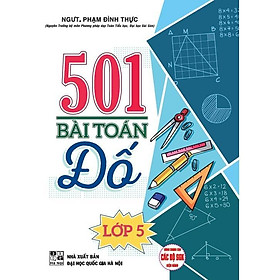 Sách - 501 Bài Toán Đố Lớp 5 - Dùng Chung Các Bộ SGK Hiện Hành - Hồng Ân