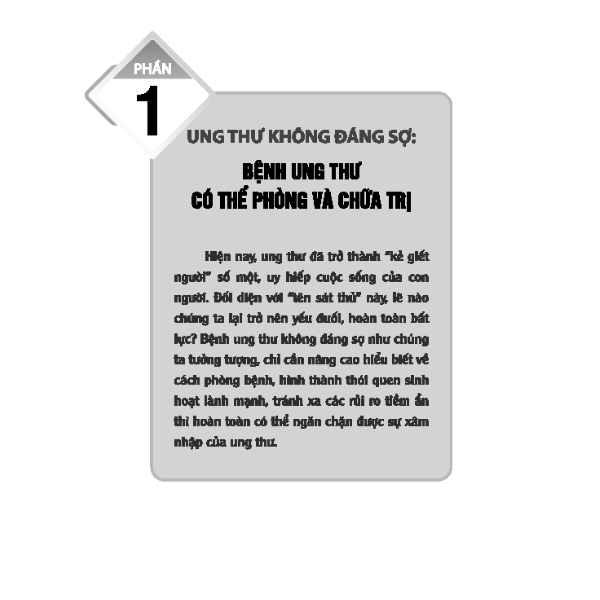 Phòng chống ung thư thật là đơn giản (sách bản quyền)