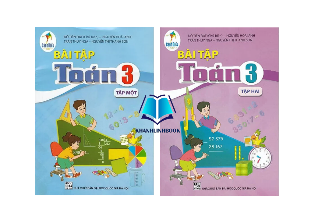 Sách - Combo Bài tập Toán 3 tập 1 + 2 (Cánh diều)
