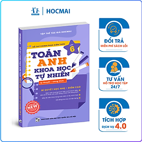 Sách - Sổ tay chinh phục kiến thức Toán - Anh - Khoa học tự nhiên lớp 6 (chương trình mới)