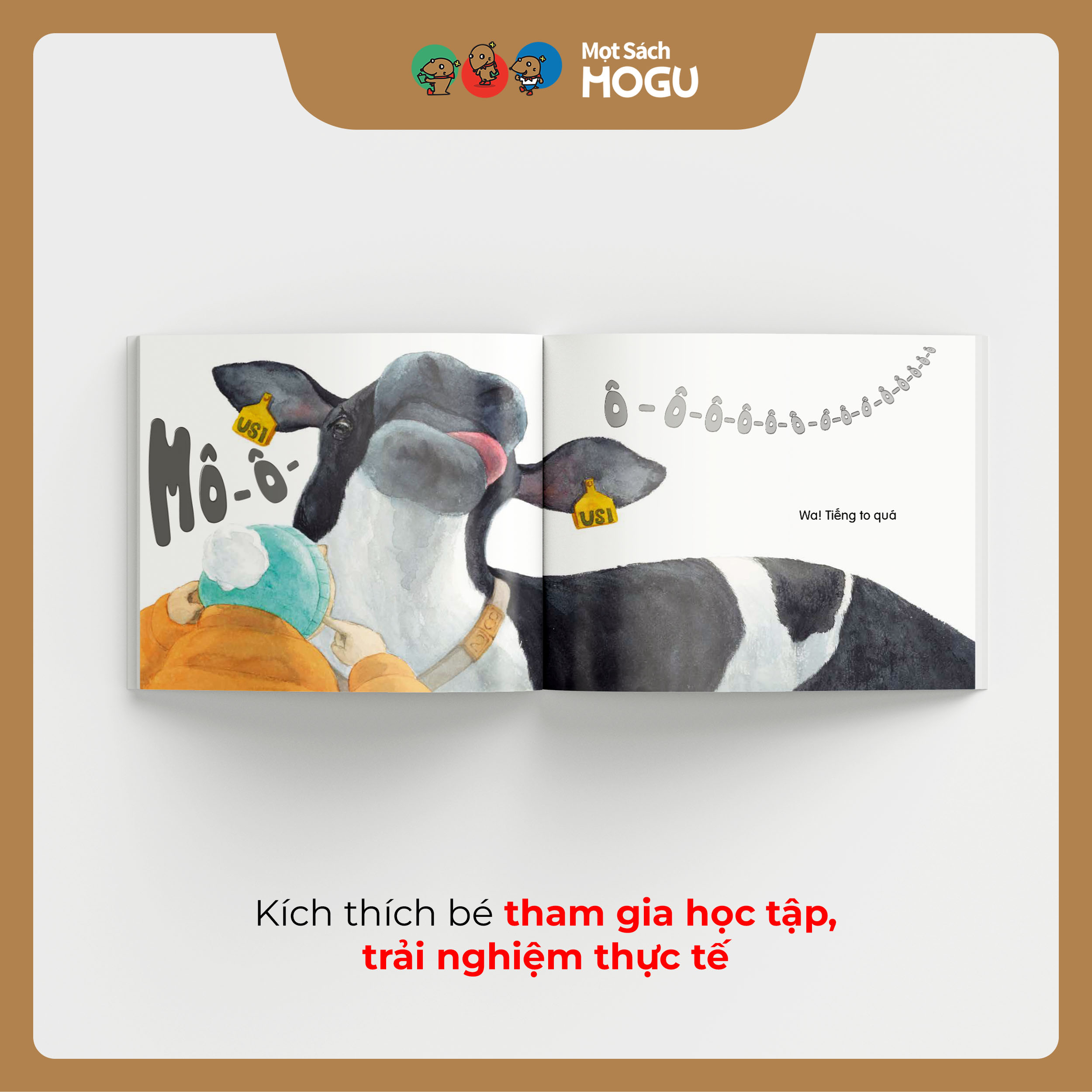 Truyện Ehon bé 3-4-5 tuổi - Uống sữa với lòng biết ơn