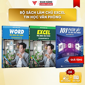 Combo 2 Sách Excel Và Word Ứng Dụng Văn Phòng Từ Cơ Bản Đến Nâng Cao  - N1