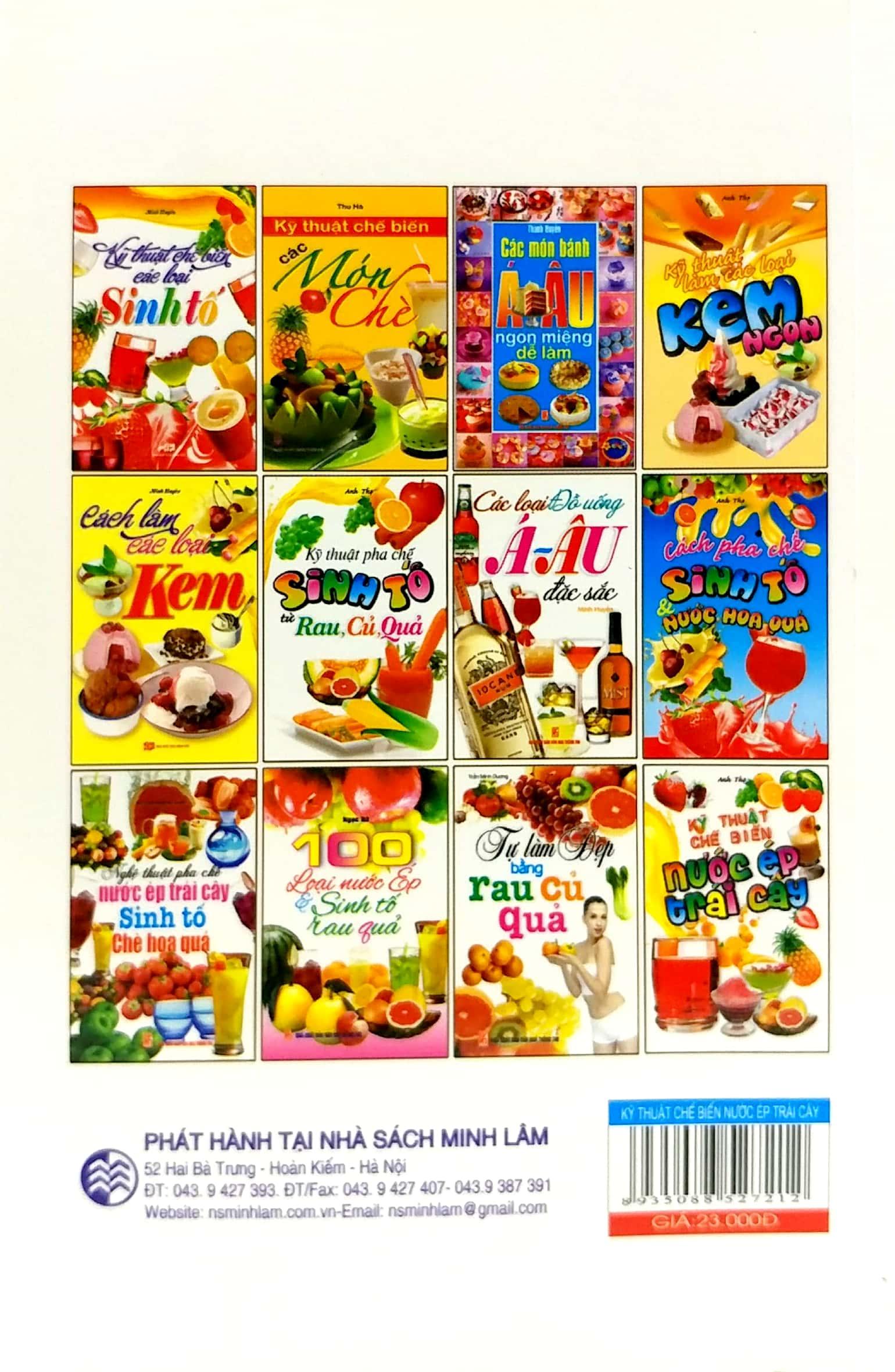 Kỹ Thuật Chế Biến Nước Ép Trái Cây