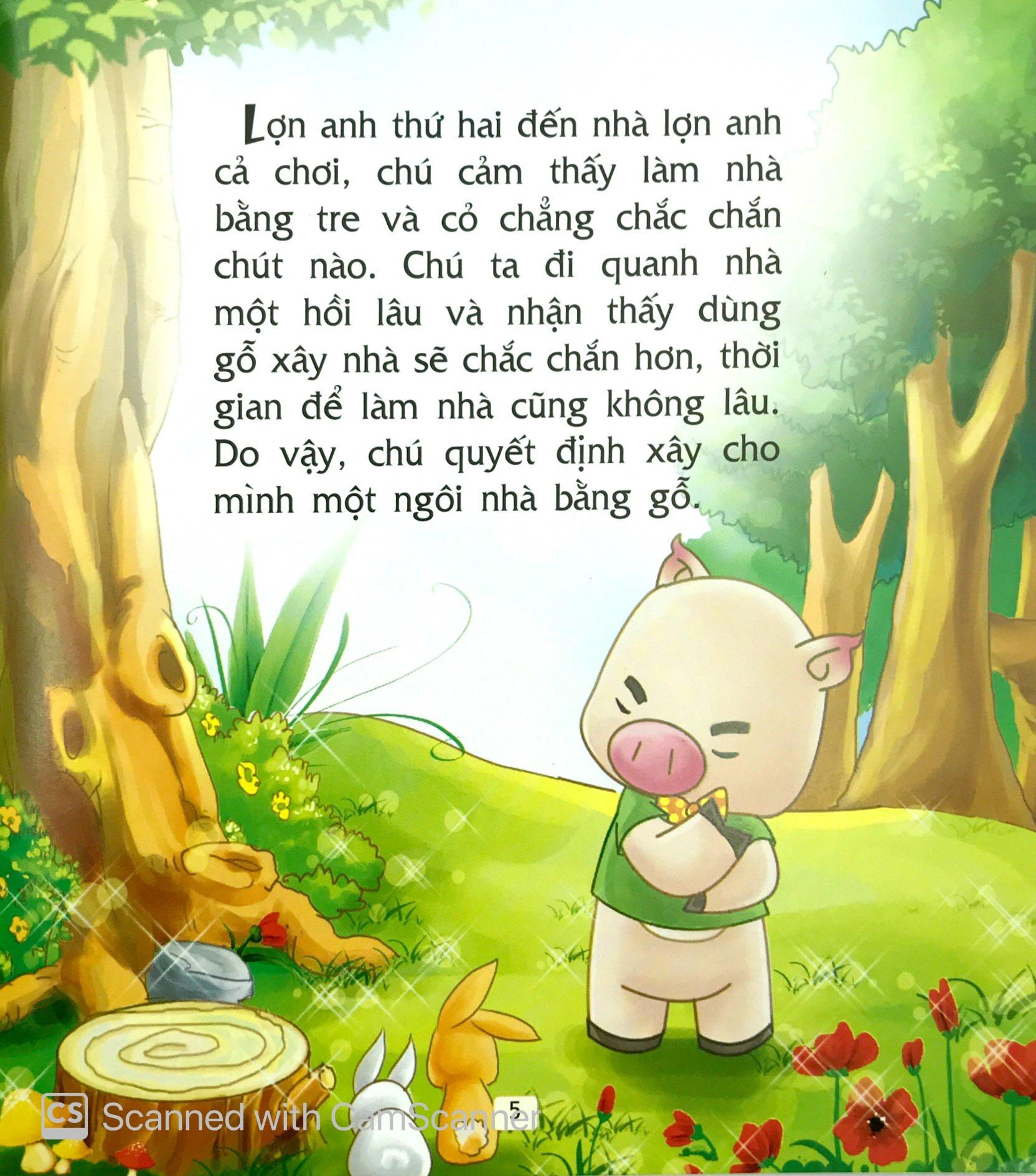 Truyện Cổ Tích Thế Giới Hay Nhất - Ba Chú Lợn Con (Tái Bản 2018)