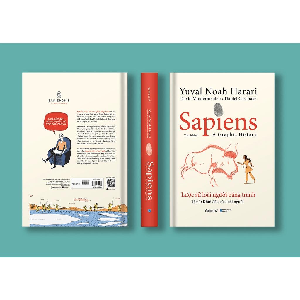 Lẻ/Combo 3 Sách Sapiens: Lược Sử Loài Người Bằng Tranh Tập 1 + Tập 2 + Tập 3 (Combo 3 tặng "Không Thể Dừng Bước - 269k)