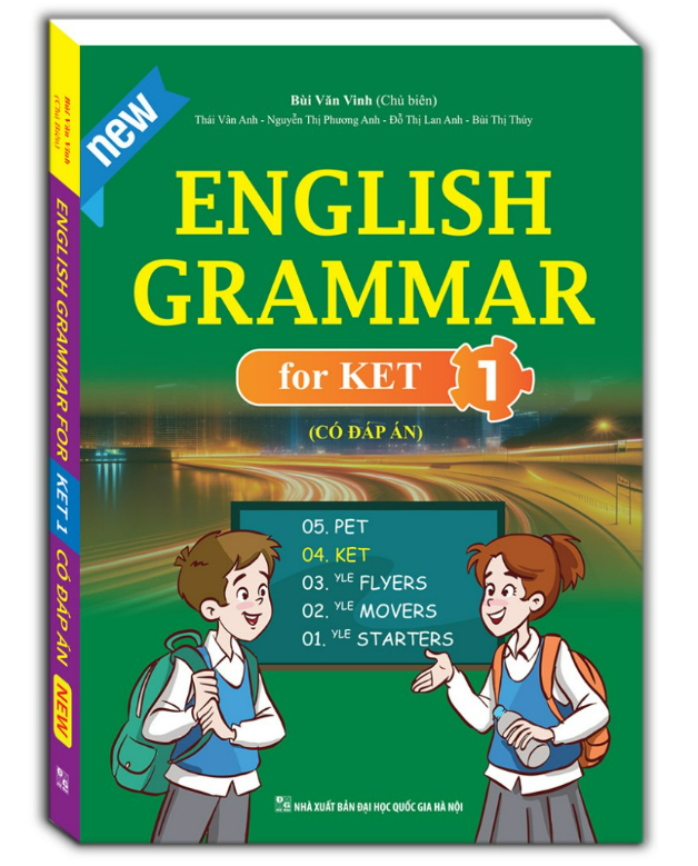 Sách - combo 2c English grammar for ket tập 1 và 2 ( có đáp án)