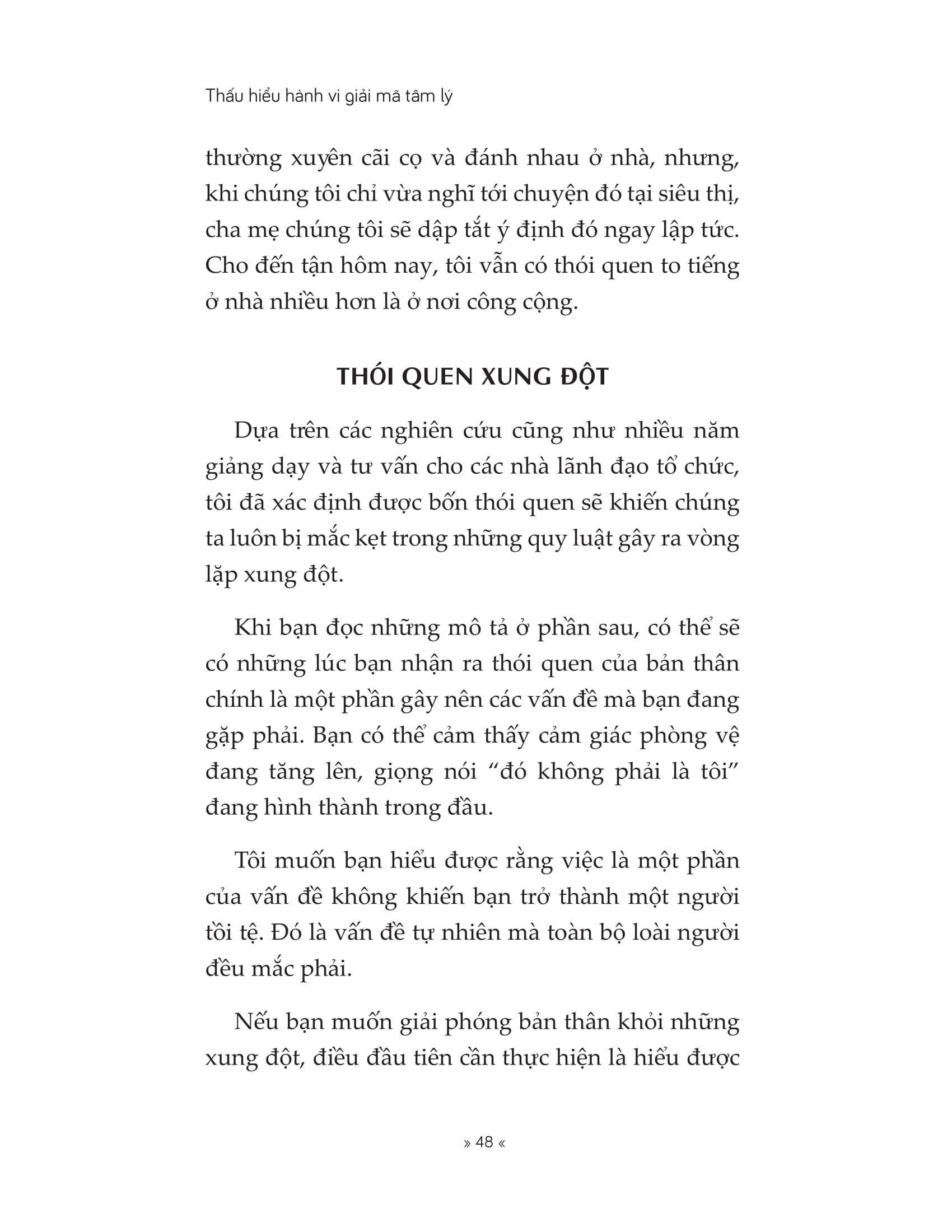 Thấu Hiểu Hành Vi Giải Mã Tâm Lý