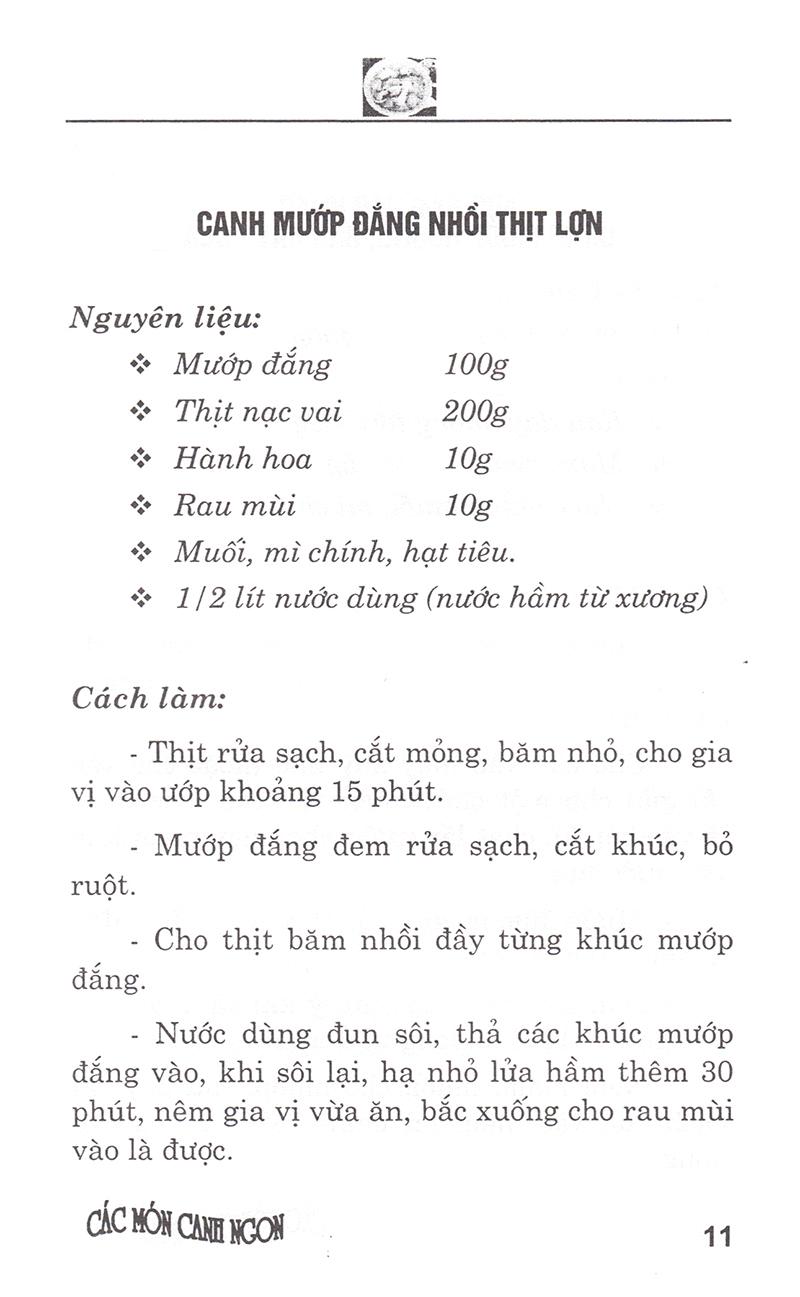 Các Món Canh Ngon (Tái Bản)