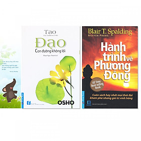 Combo 2 cuốn: Hành Trình Về Phương Đông +  Đạo - Con Đường Không Lối + Bookmark danh ngôn hình voi