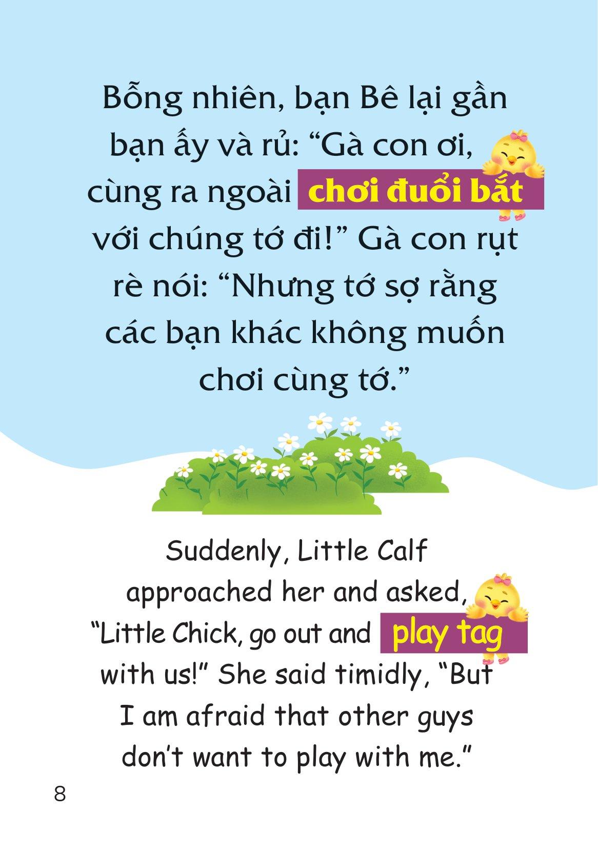 Truyện Tranh Song Ngữ Việt-Anh Cho Bé - Thân Thiện Hòa Đồng, Vun Trồng Tình Bạn - Being Open And Sociable, You Will Have Good Friends