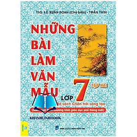 Sách - Những Bài Làm Văn Mẫu 7 - Tập 2 ( chân trời sáng tạo )