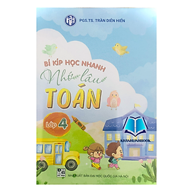 Sách - bí kíp học nhanh nhớ lâu toán 4