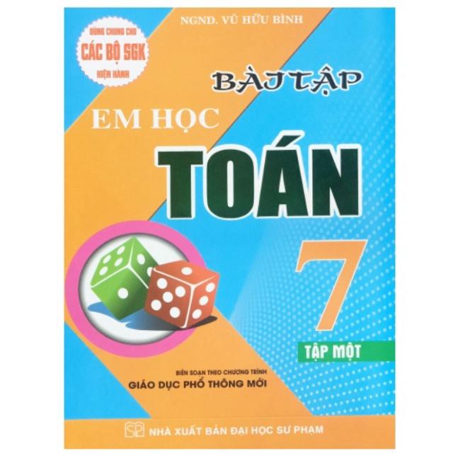 ` Sách - Combo Bài Tập Em Học Toán Lớp 7 (Tập 1+Tập 2) - Biên soạn theo chương trình giáo dục phổ thông mới