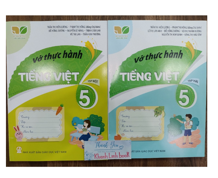 Sách - Combo Vở thực hành tiếng việt 5 - tập 1 + 2 (Kết Nối)
