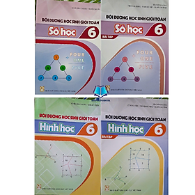 Sách - Combo Bồi dưỡng học sinh giỏi Toán - Đại Số + Hình học (Bài tập) lớp 6
