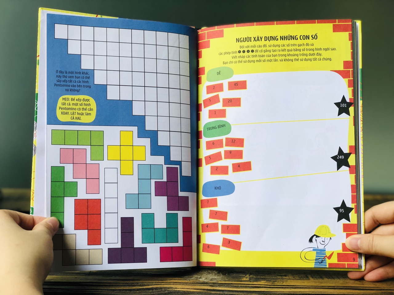 Sách Khởi điểm tư duy Toán học Sách phát triển tư duy cho bé 5 - 10 tuổi bìa cứng in màu Á Châu Books