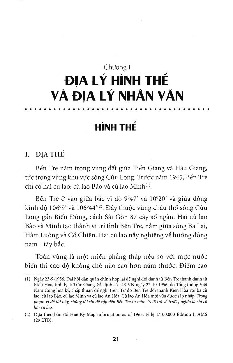 Tỉnh Bến Tre Trong Lịch Sử Việt Nam Từ Năm 1757 Đến 1945
