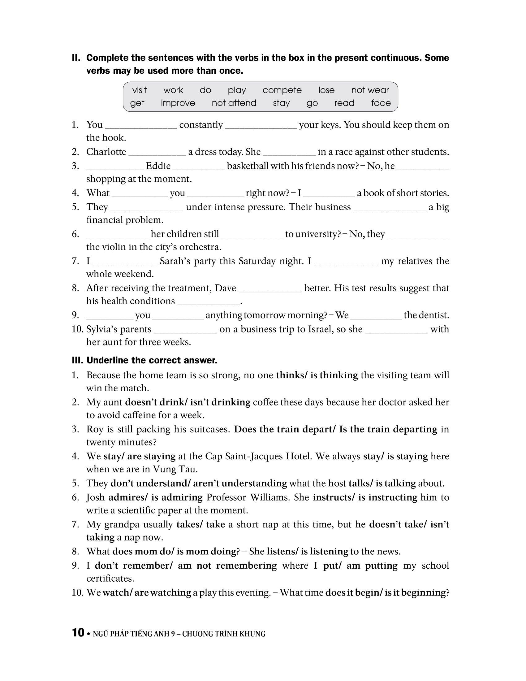 Ngữ Pháp Tiếng Anh Lớp 9 - Theo Chương Trình Khung Của Bộ GD&ĐT